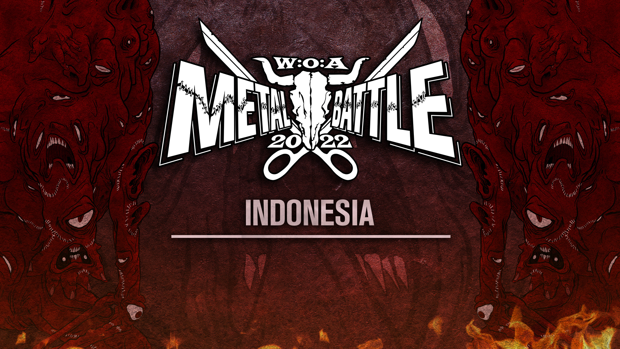 Lima Band Tercadas Tabuh Genderang Perang di Final Show W:O:A Metal Battle Indonesia 2022